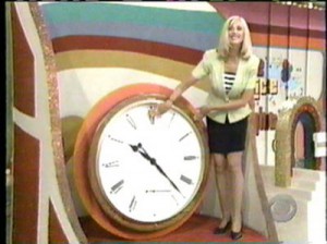 Janice Pennington With a Clock