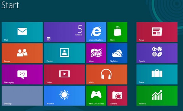 Windows 8 Metro Modern UI