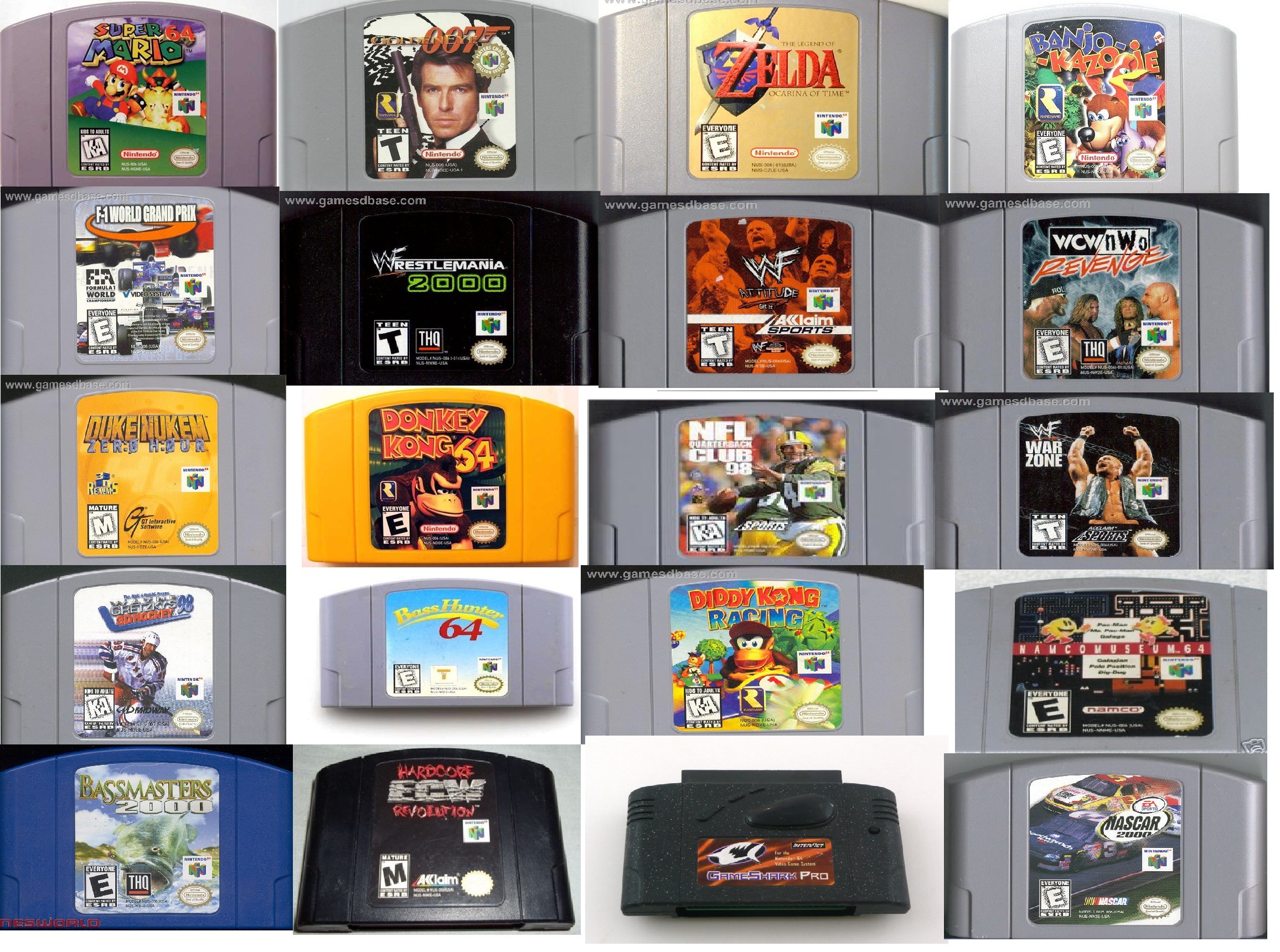 Games for the Nintendo 64