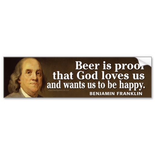 BEER IS PROOF