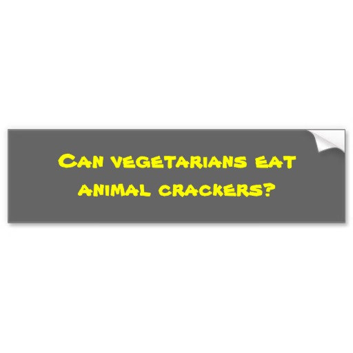 CAN VEGETARIANS EAT ANIMAL CRACKERS