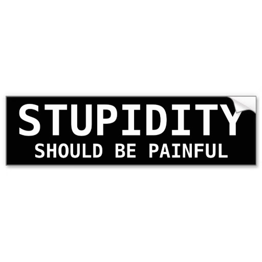 STUPIDITY