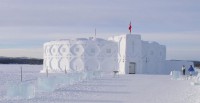 Hotels built from ice????  Seriously?  Yep…….