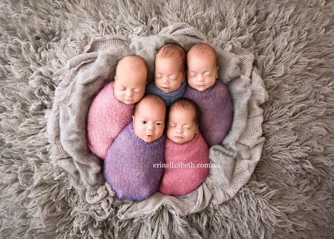Cute Quintuplet Babies
