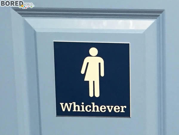 Whichever Toilet Sign