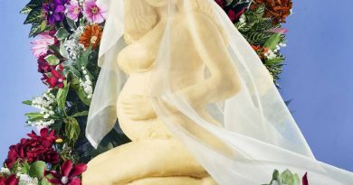 Beyonce Cheese sculpture
