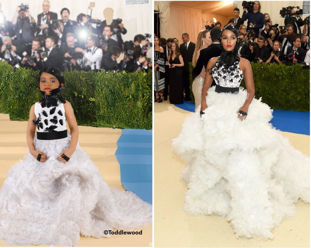 Janelle Monae's look at the 2017 Met Gala. Janelle Monae's look at the 2017 Met Gala.