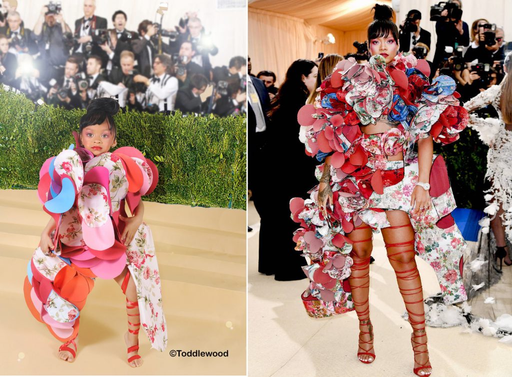 Rihanna's look at the 2017 Met Gala. Rihanna's look at the 2017 Met Gala.