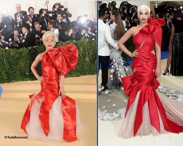 Rita Ora's look at the 2017 Met Gala. Rita Ora's look at the 2017 Met Gala.
